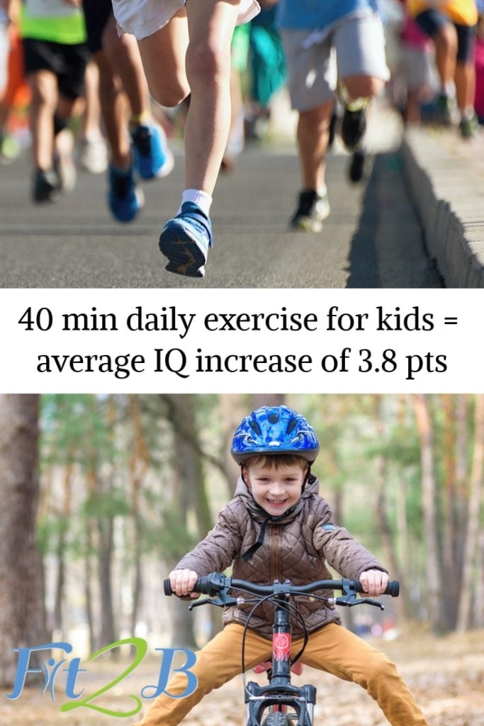 Active Kids Are Smarter Kids - Fit2B.com - #parenting #fitness #momlife #education #exercise #healthy #healthymom #fitmom #fitmama