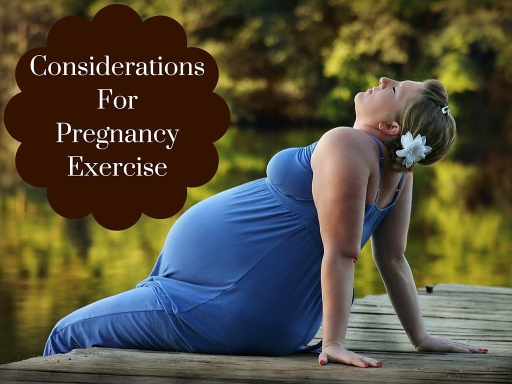 Considerations For Pregnancy Exercise- Fit2B.com