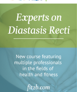 New eLearning course featuring multiple professionals in the fields of healthy and fitness UNITING TOGETHER from around the world to take on diastasis recti!