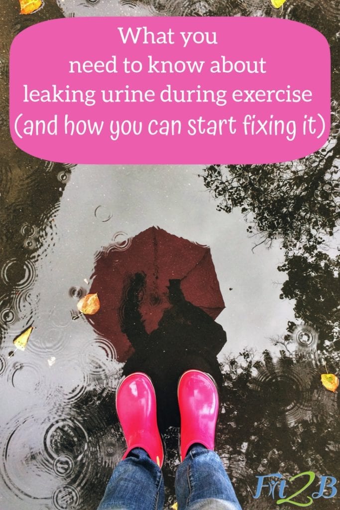Leaking Urine During or After Exercise Isn't Normal - Fit2B.com - Just because it's common for women who've had children to leak some pee when they cough, laugh hard, make love, or jog to catch up with a runaway toddler THAT DOES NOT MEAN THAT LEAKING URINE IS NORMAL or acceptable. I refuse to accept what is common if it is damaging me. - #physicaltherapy #physio #physiotherapy #pelvicfloor #nerdfitness #fit #fitness #incontinence #diastasis #diastasisrecti #core #corestrengthening #crunches #crossfit #fitmom #obgyn #gynecologist #health #healthy #selfcare