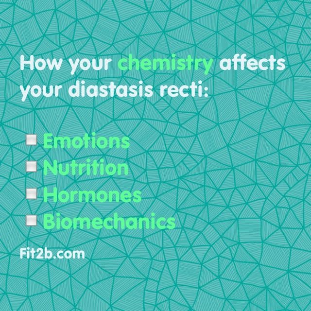 How your chemistry affects your diastasis recti - fit2b.com