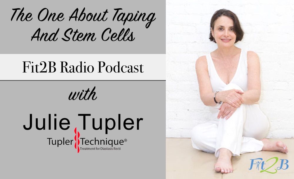 The One About Taping and Stem Cells - Fit2B.com - Julie Tupler's opinions on Diastasis Recti, core strengthening, & hernias are polarizing, but also knowledgable (& hilarious!). Let's discuss abdominal splints, kinesio tape,& stem cells. #fit2b #diastasisrectiexercises #diastasisrectirepair #diastasisrecti #diastasisrepair #diastasisrectirecovery #diastasisrehab #diastasisrectijourney #coreworkout #core #coretraining #coreworkouts #coreexercises #corestability #corework #fitnessjourney #healthylifestyle #homefitness #homeworkouts_4u #fitmomlife