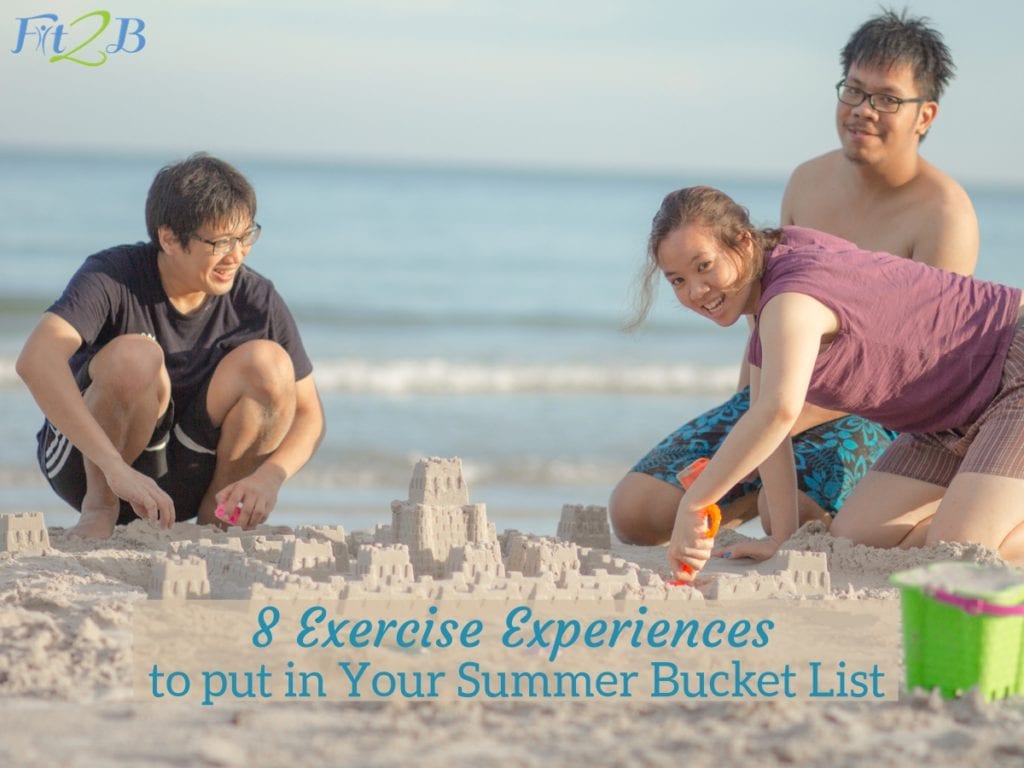 The Most Moving Summer Bucket List - Fit2B.com - Have you lost your summer workout motivation? Reconsider how you look at cheap summer activities. Those summer goals fitness might be something you can fit in your schedule while having fun with your family! #fit2b #diastasis #diastasisrecti #fitnessmotivation #homefitness #momswholift #fitnessjourney #thefitlife #postpartum #fitmomlife #bodypositive #realmotherhood #nature #realmotherhood #summertime #summervibes #campout #gardening #motherhood #ohheymamas