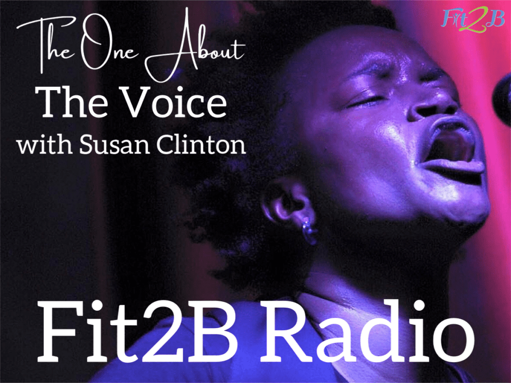 S2:4 The One About the Voice with Dr. Susan Clinton - Fit2B.com - Listen in to Fit2B’s podcast for women as we discuss the biopsychosocial connection between voice & the pelvic floor. Voice can strengthen the core w/ music & breathing (even if you have diastasis recti). We share anxiety relief tips that help grief, chronic pain, providing support. #physicaltherapy #core #corestrengthening #music #musictherapy #podcast #breath #voice #breathwork #diastasis #diastasisrecti #anxiety #anxietyrelief #mentalhealth #pain #chronicpain #homefitness #homeworkout #fit2b