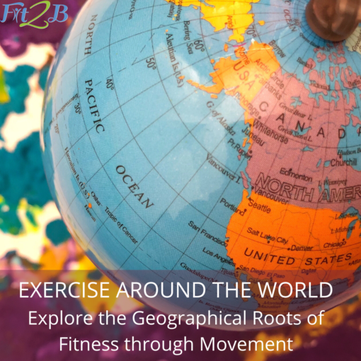 Exercise Around The World: Explore The Geographical Roots of Fitness through Movement - Fit2B.com - Fit2B knows women wonder, “What can I do to stay motivated to exercise?” Beth Learn, core fitness specialist, knows fitness motivation fades quickly without something new and fun to learn. Her newest course uses a variety of civilizations around the world to spark that Monday motivation and keep you coming back to the routines and lessons day after day. Click through for access to this home workout with TummySafe diastasis recti exercises. #fit2b #diastasisrecti #homeworkout #fitnessmotivation