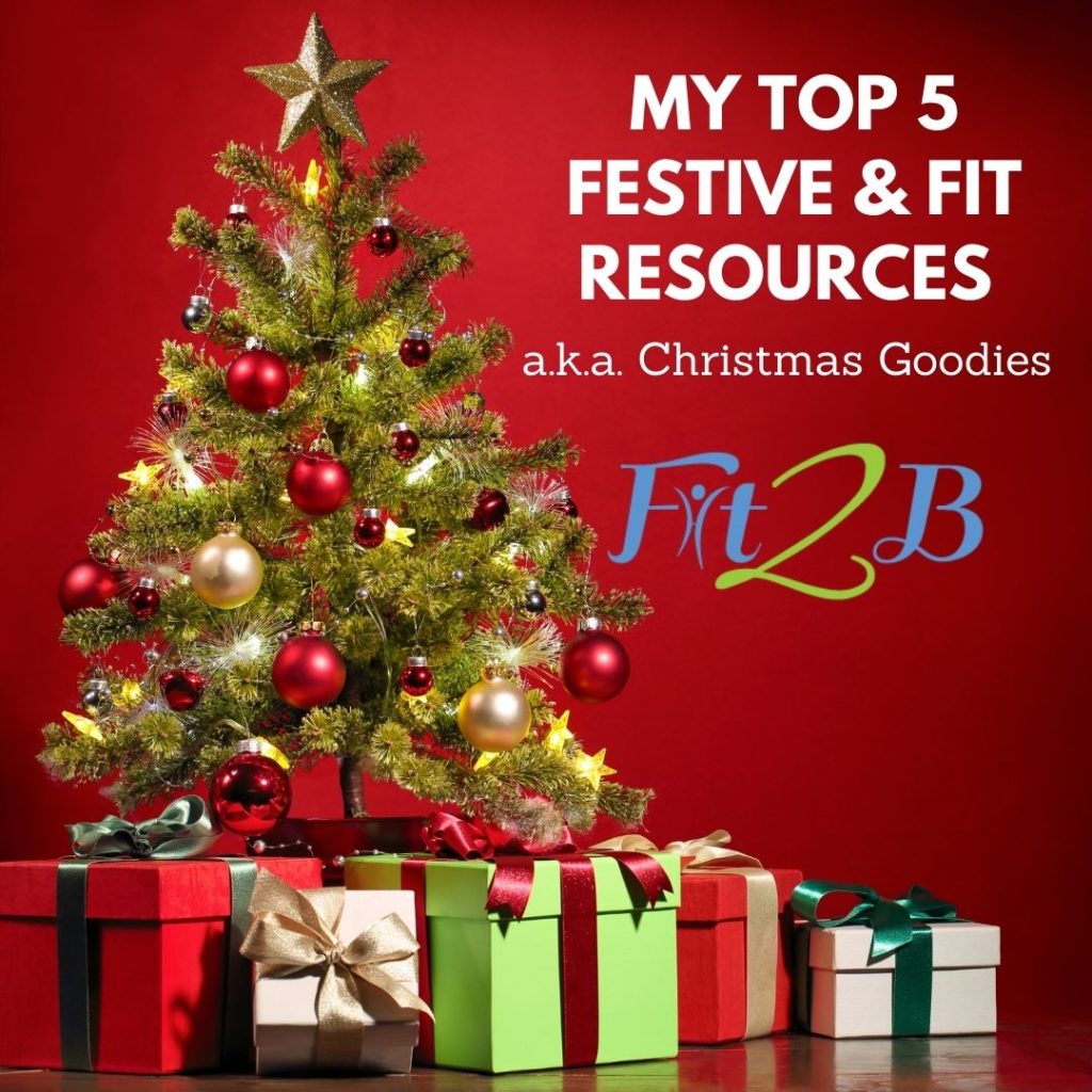 My Top 5 Festive & Fit Resources {a.k.a. Christmas Goodies} - At this time of year, it can feel like the whole world is shouting for my attention. However, all I want to do is keep my family healthy, stay connected to my loved ones and the real meaning of the season, maintain my fitness through the holidays, enjoy some peaceful downtime, and locate some pretty lights to drive or walk through with hot cocoa! Here Are 5 Things I Want to Highlight...