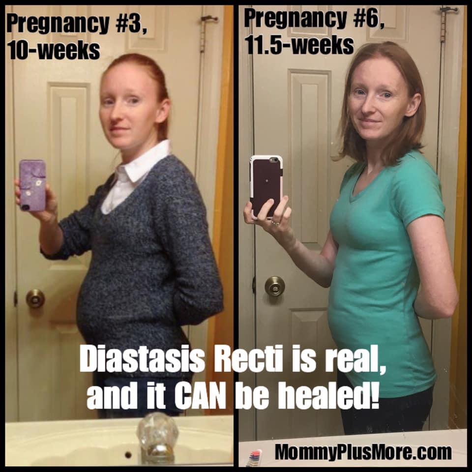 Fit2B Member Testimony: Nicole Whitsworth of "Mommy Plus More" shares her pictures of two pregnancies, comparing them side by side to demonstrate the difference in her core muscles!