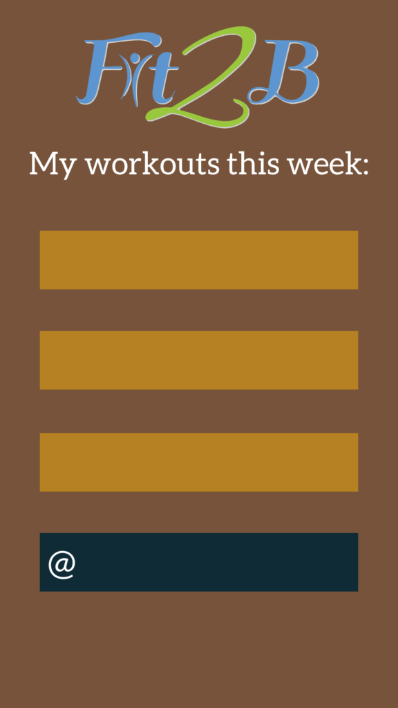 Instagram Story Shareable: My Workouts This Week