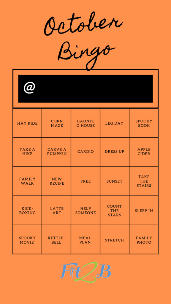 Instagram Story Shareable: October Bingo