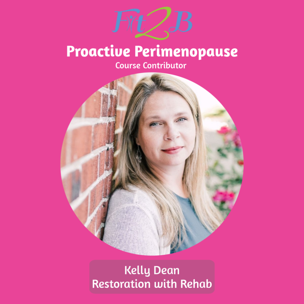 Proactive Perimenopause Contributor - Kelly Dean, Founder of The Tummy Team