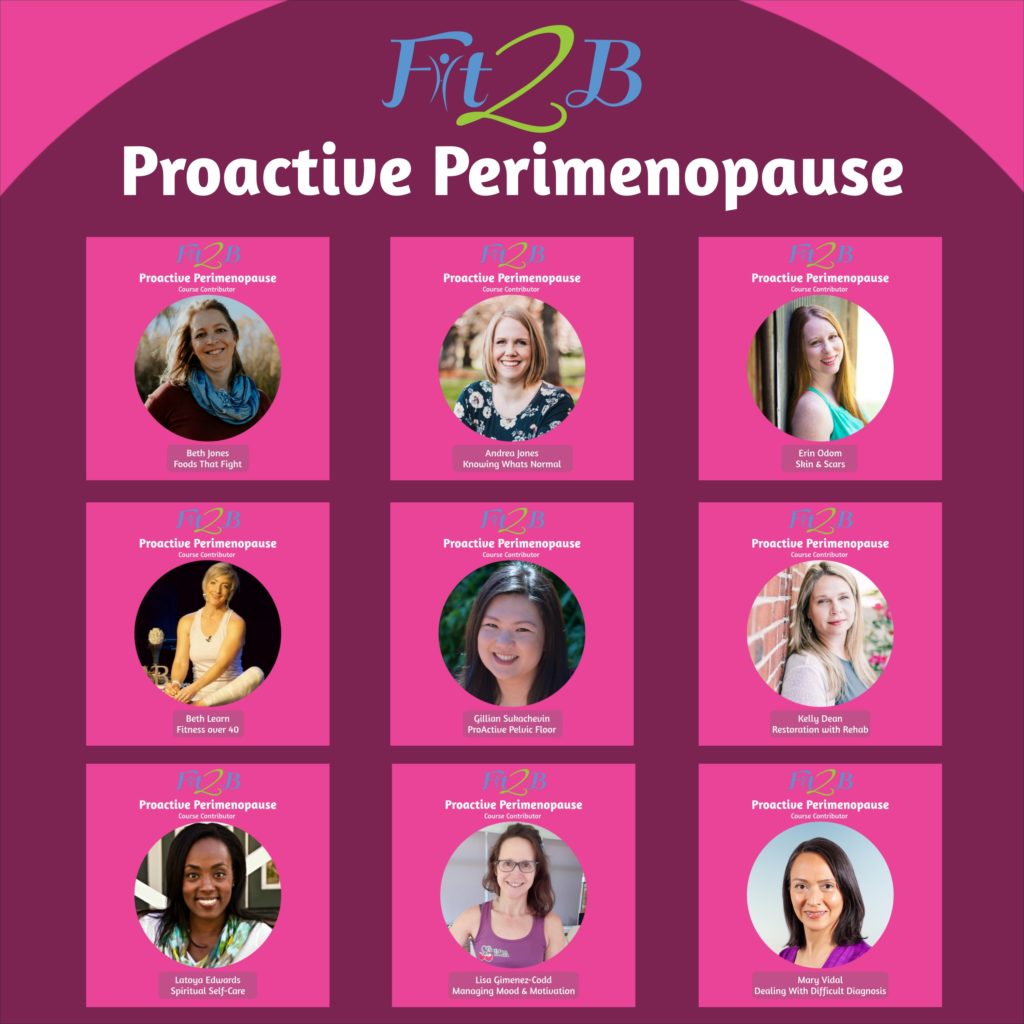 The contributors of Proactive Perimenopause - fit2b.com