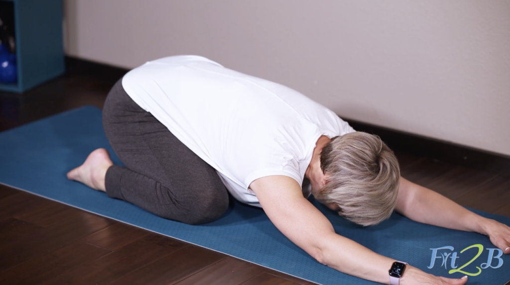 Lower Back Love - Learn a flowing routine to soothe, stretch and strengthen your lower back so that your soreness goes away for good! - fit2b.com