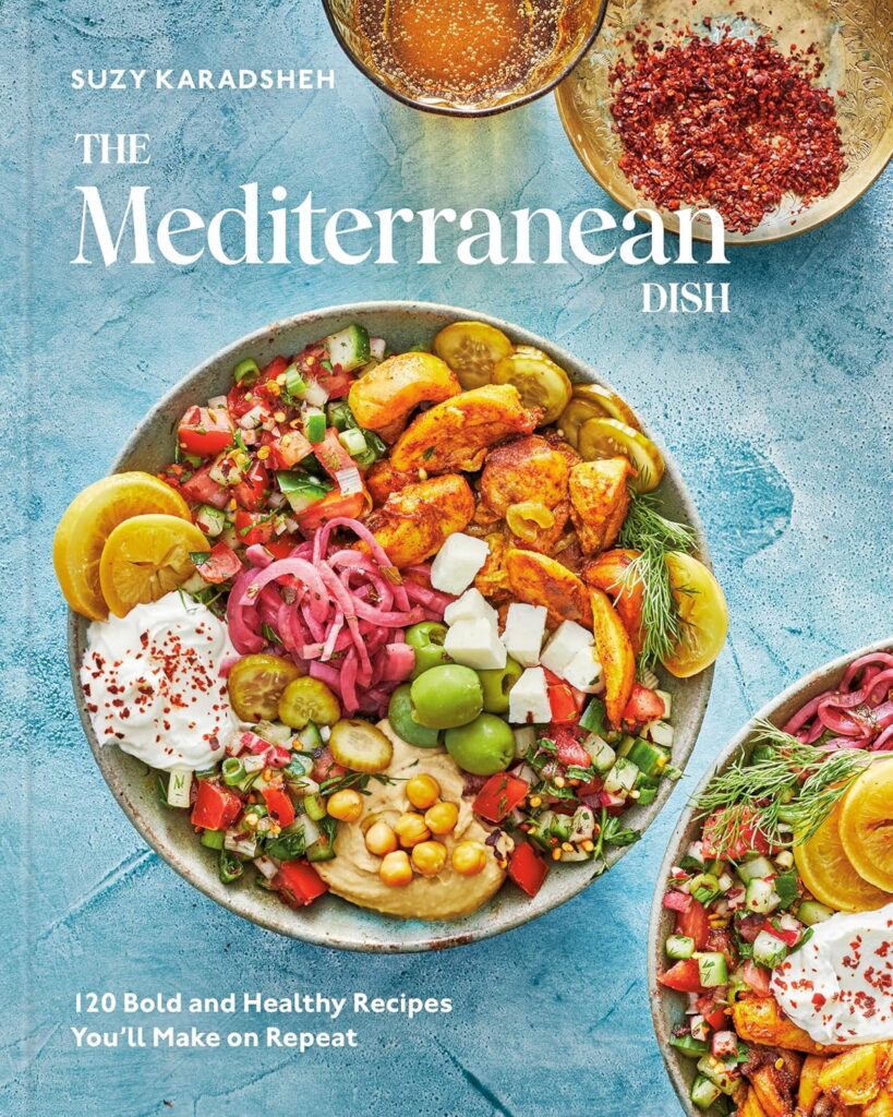 Mediterranean meals are really good for aging women's tummies and hormone balance + eating this way has been proven to increase life expectancy!