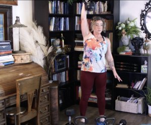 Got a lotta weights? Maybe some lighter ones you don't use as much any more because you've grown stronger? That's a GOOD problem to have, and this workout (the first in a series) will show you how to line up your dumbbells and kettlebells like a ladder to success using sequential strength moves!